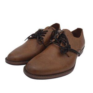 Goodfellow + Co Mens Benton Oxfords 7 Brown Faux Leather Lace-Up Dress Shoes